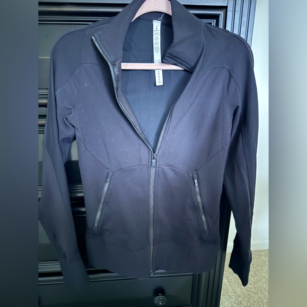 Black Lululemon Zip-Up Jacket